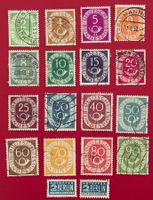 DEUTSCHLAND BUNDESREPUBLIK POSTHORN 1951 1952 GEBRAUCHT