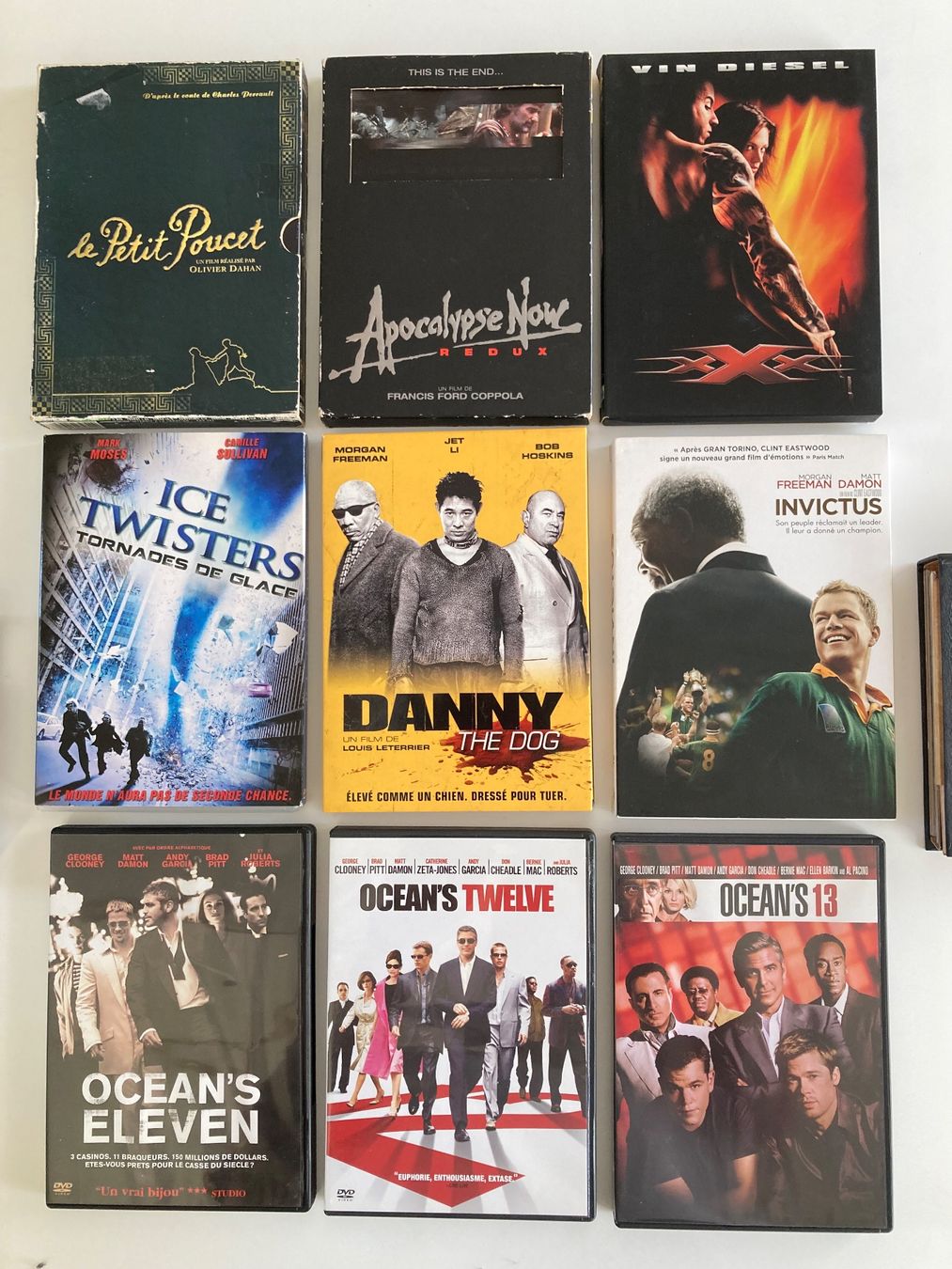 Tutti i DVDs: Lots de 9 DVD d’occasion. – Usato da Bassecourt venduto da CALUMET-X 1