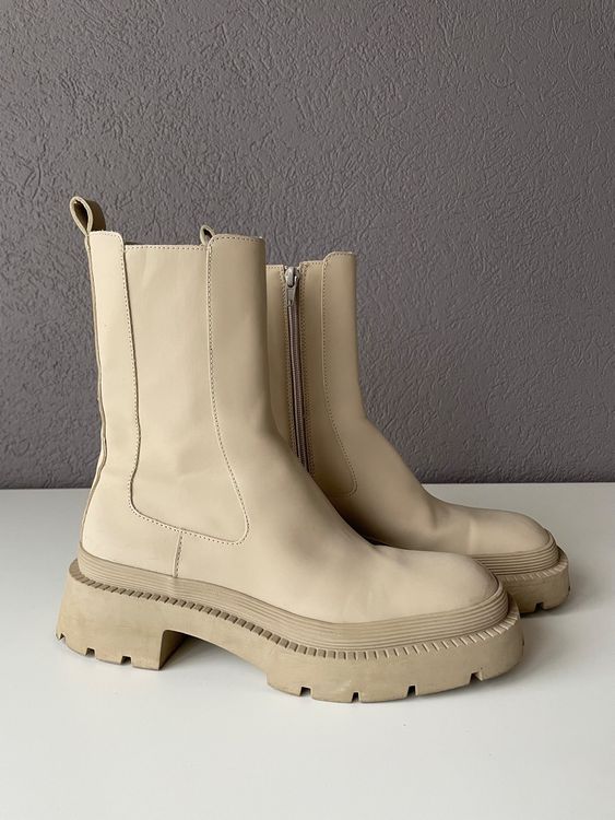 Bottines hotsell beige zara