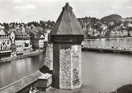 Luzern - Lapellbrücke mit Wasserturm
