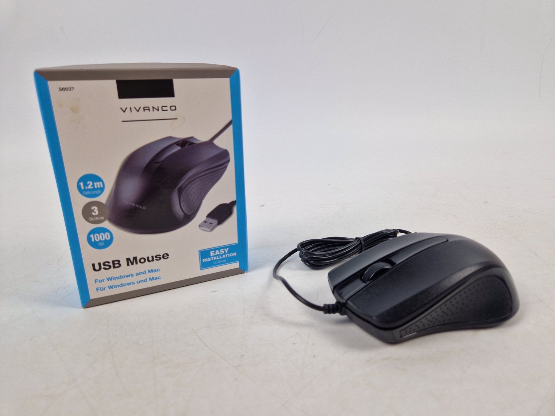 Souris: VIVANCO Kompakte Computermaus (USB) – Neuf (Voir description) à Muhen par Restwert_Muhen