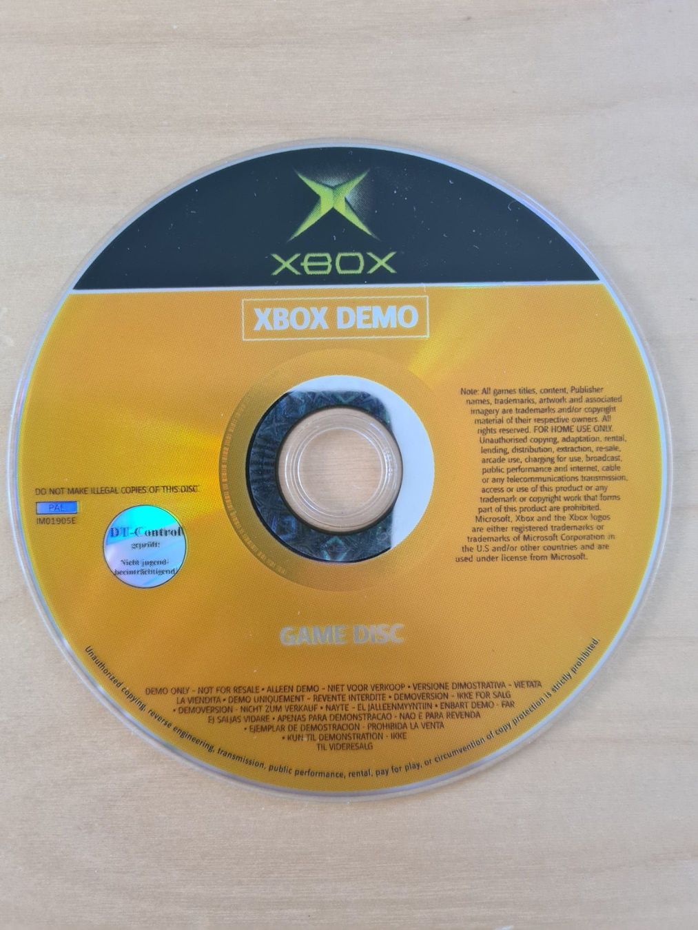 Giochi: Xbox Demo Disk (Orange) – Usato da Oberwil BL venduto da Spieltopia