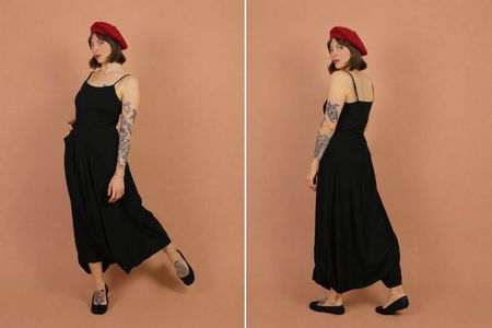 2000's YOHJI YAMAMOTO Black Trousers-skirt - Size S