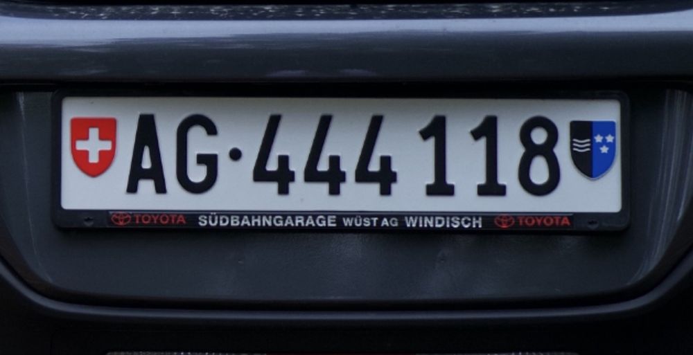 Autonummer / Kennzeichen AG 444118 (Gebraucht) in Affoltern am Albis ...