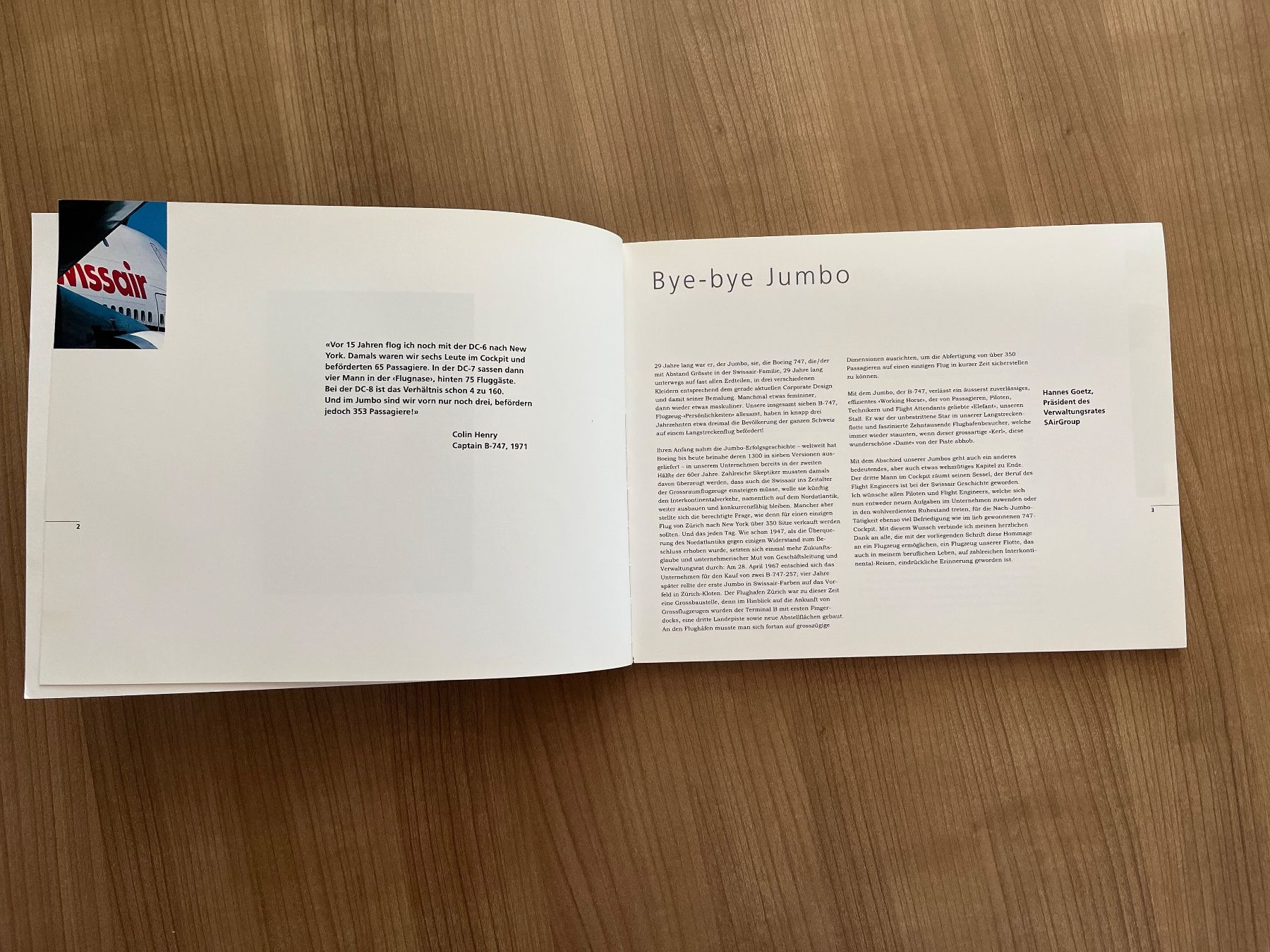 Livres: Buch Swissairjumbo – D'occasion à Arbon par luk_h2cc 3