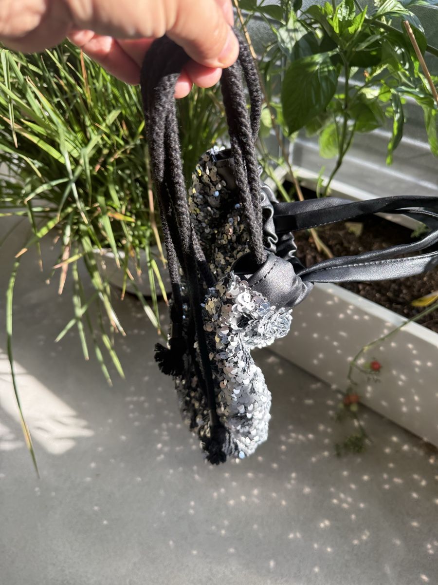 Borse: Glitzer Tasche Einkaufsack Rucksack  – Usato da Dagmersellen venduto da Eulito 7