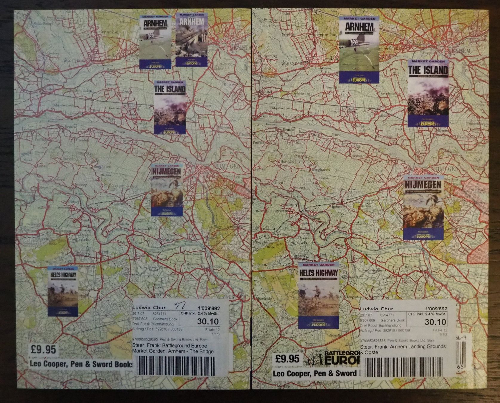 Libri: Arnheim 1944 / 4 englische Bücher und Blu-Ray – Usato da Chur venduto da big_5zx8 4