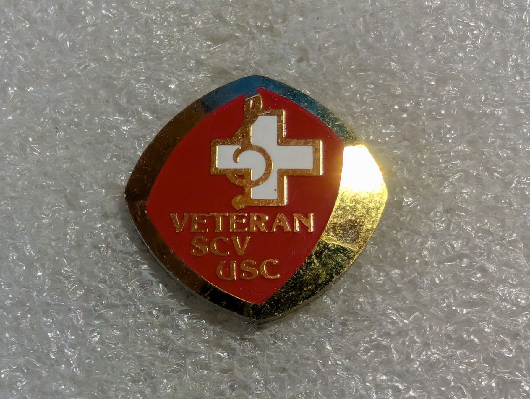 Placchette & Badge: Ansteckpin 135: SCV Veteran – Usato da Oppligen venduto da Pin-Fall-Shop