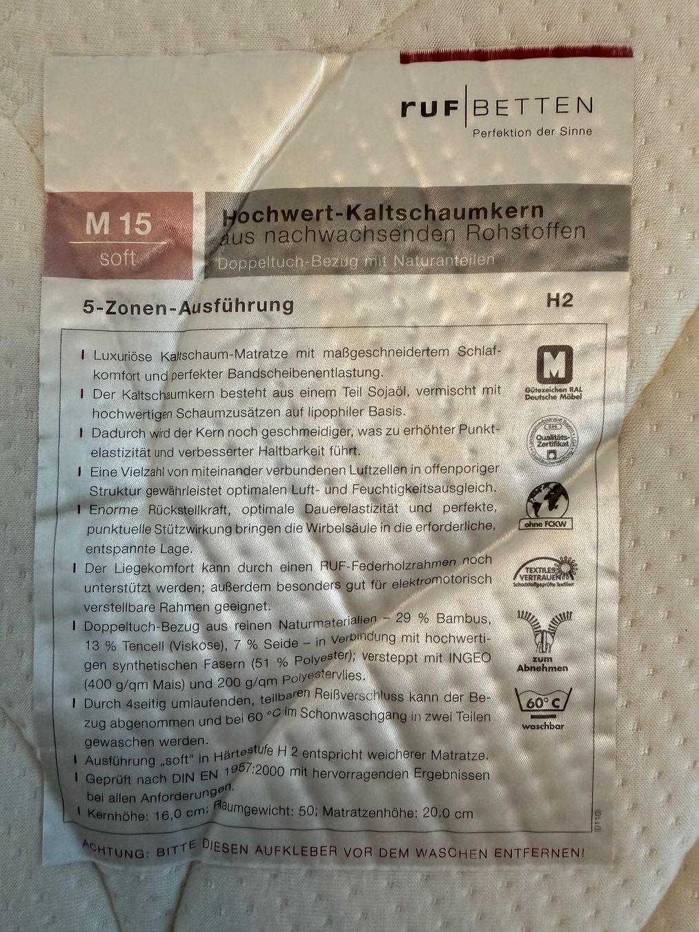 Materassi: 2 Matratzen 100x200 – Usato da Hochfelden venduto da Koenig11 2
