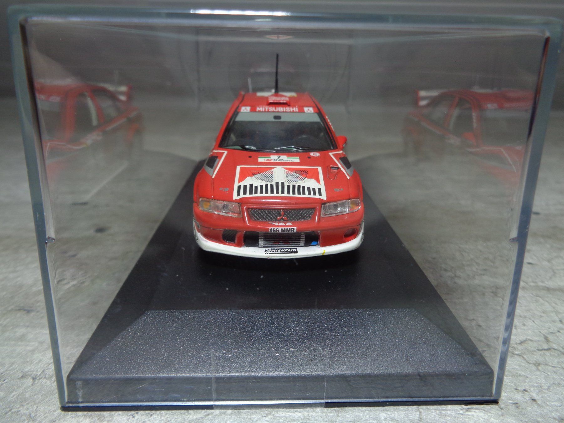 Mitsubishi Modellini d'auto: Ixo 1:43 Mitsubishi Lancer Evo VI Rallye – Usato da Reconvilier venduto da rallycar 2
