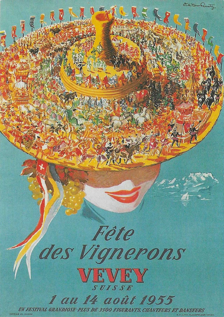 Cartoline postali: Fête des Vignerons-1955 VD – Nuovo (secondo la descrizione) da Rothrist venduto da Stranglehold