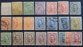 Luxemburg ex. Kat. 67-91 */gest. 1895/1912 Kat. 129 Euro