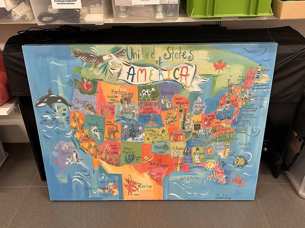 Foto & Immagini: USA Bild fürs Kinderzimmer – Usato da Binningen venduto da ari_56s2