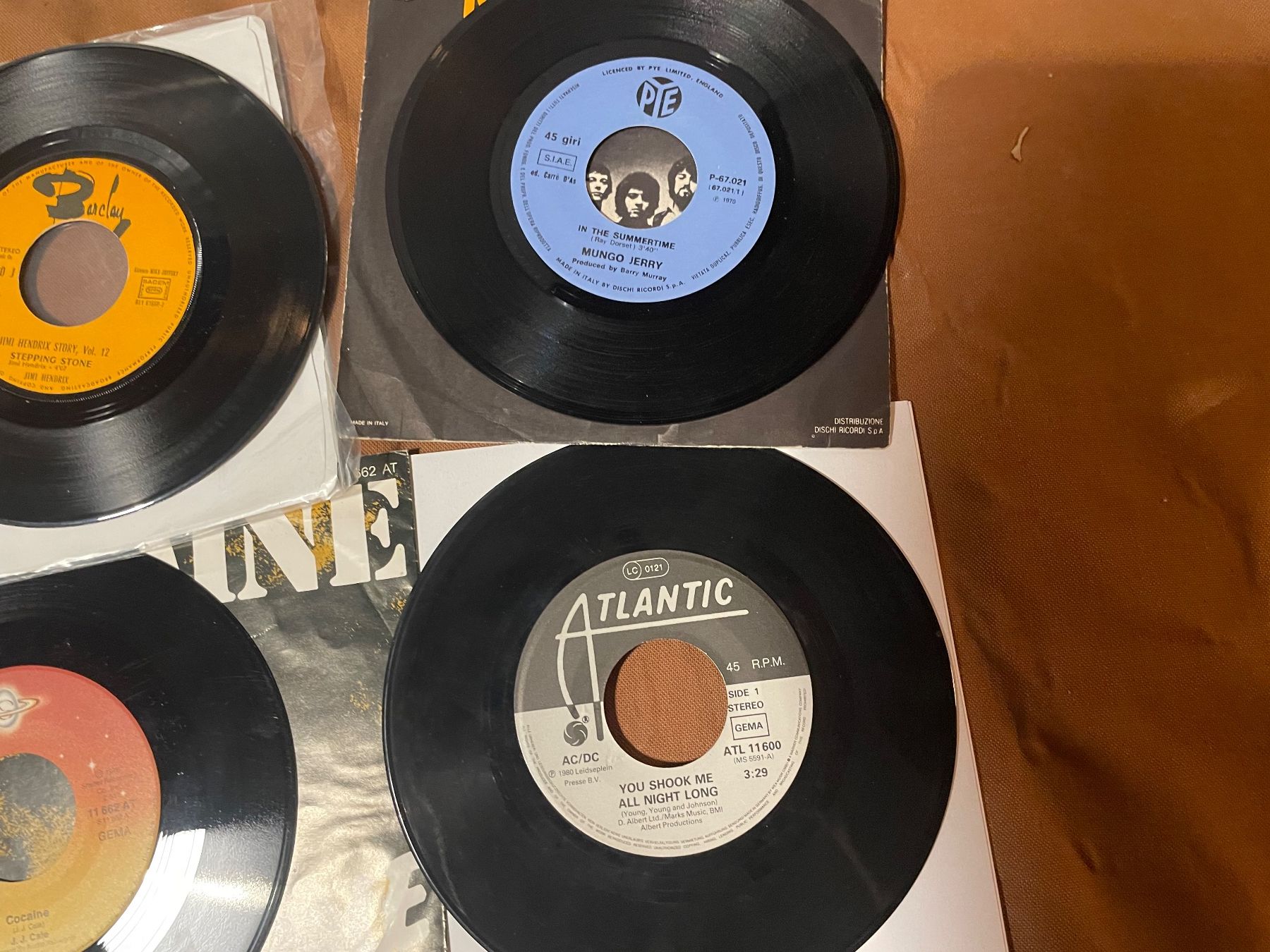 Dischi in vinile: Vinyl Sammlung 12x 70's Rock, psychedelic 45's – Usato da Zürich venduto da Arcana_Fail 2