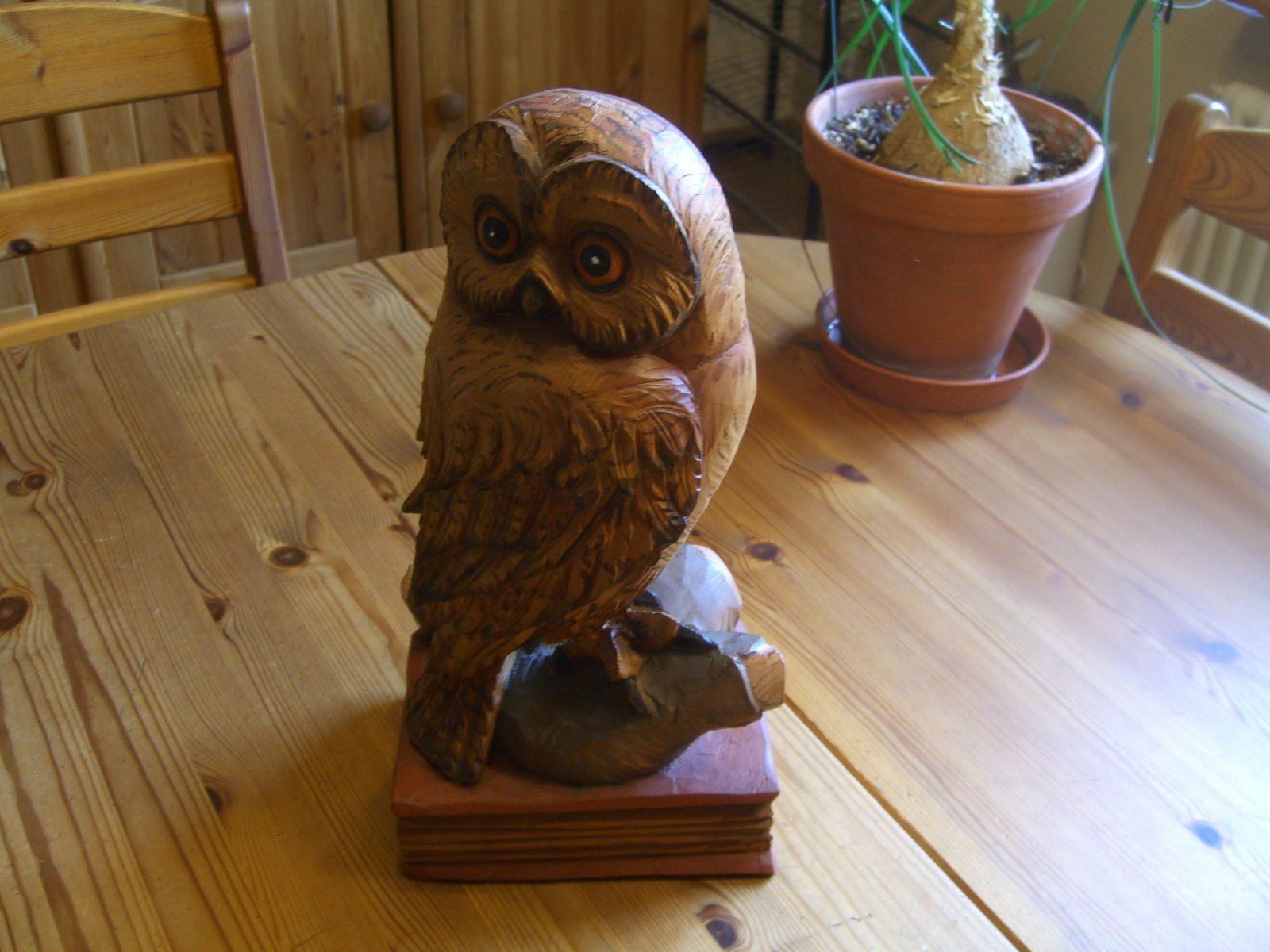 Sculture & Statue: wunderschöne, handgeschnitzte Eulen Skulptur a.d.Schwarzwald – Usato da Winterthur venduto da Gaia 4