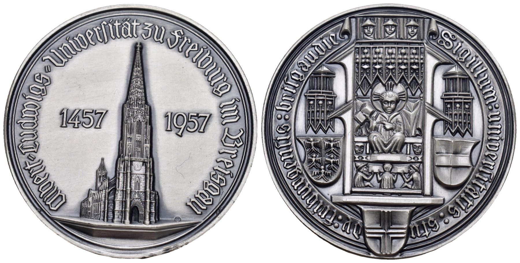 Medaillen: Fribourg 1957 – Gebraucht aus Bern von numismatictops