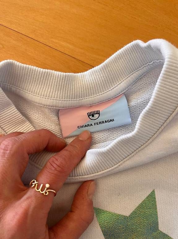 Pullover & Sweatshirts: Chiara Ferragni Sweatshirt weiss, Gr S – Gebraucht aus Züberwangen von biene_83 2