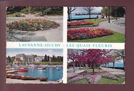 LAUSANNE - Ouchy - Les Quais - 1956