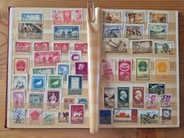 Asien Briefmarken viel China in Album A Zustand gem. Bilder