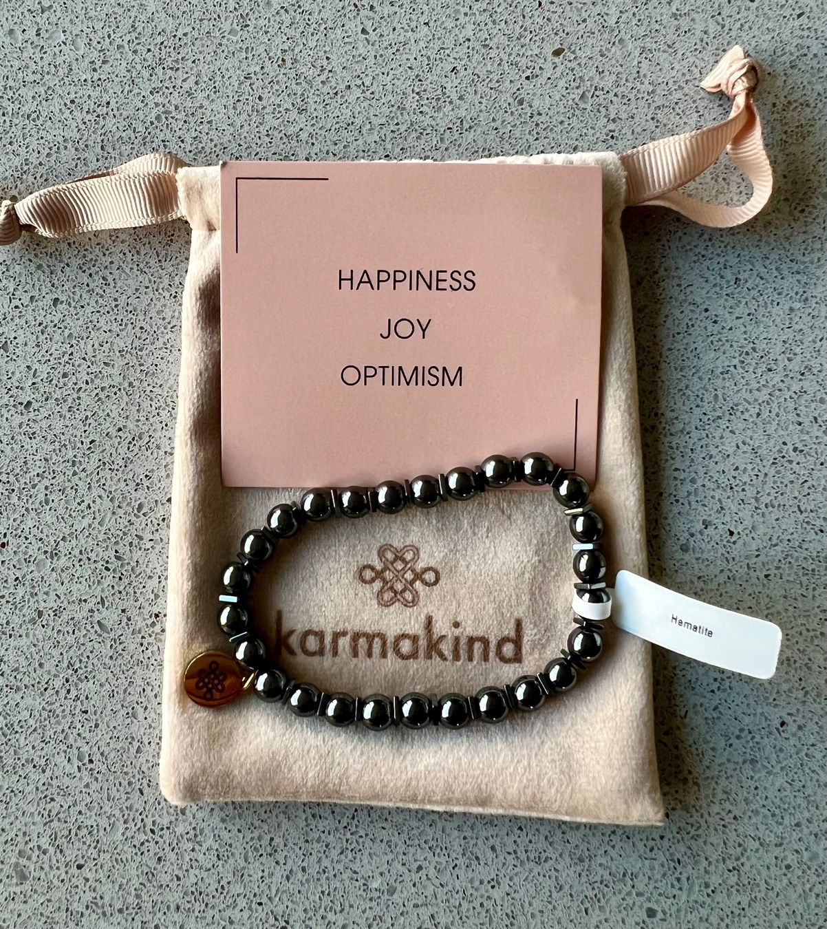 Bracciali & Braccialetti: NEU: Karmakind Hämatit Armband – Nuovo e nell'imballaggio originale da Lachen venduto da mar_ox 1