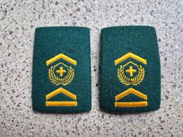 *** Gradabzeichen Patten Set Fourier Infanterie ***