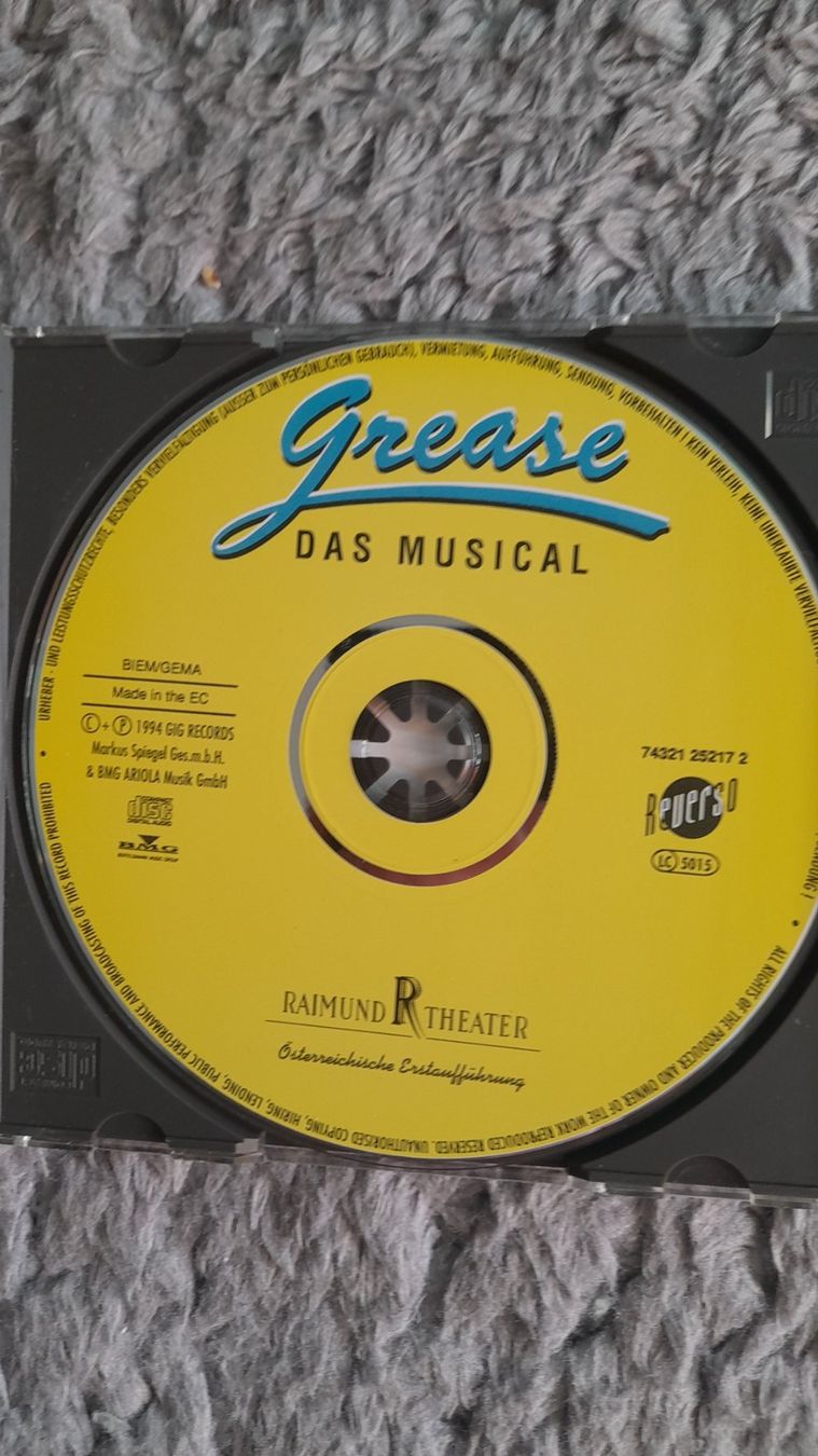 CD: GREASE   DAS MUSICAL   LIVE     CD – Usato da Wetzikon ZH venduto da Ramones01 2