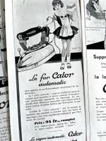 Calor Wäscherei - 3 alte Werbungen / Publicités 1932/36