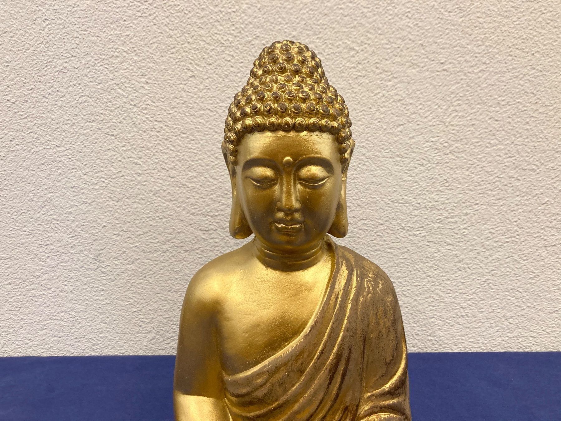 Statuette: Buddha mit Schale aus Ton/Fiberglas – Nuovo e nell'imballaggio originale da Neuenhof venduto da jorogo 2