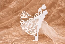 Neue Stanzschablone Brautpaar, Hochzeit