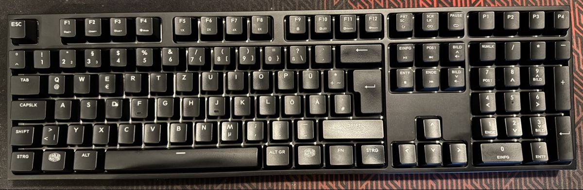 Tastiere: Gaming Tastatur Cooler Master Masterkeys Pro L - Cherry Red – Usato da St. Gallen venduto da xl3olt 3