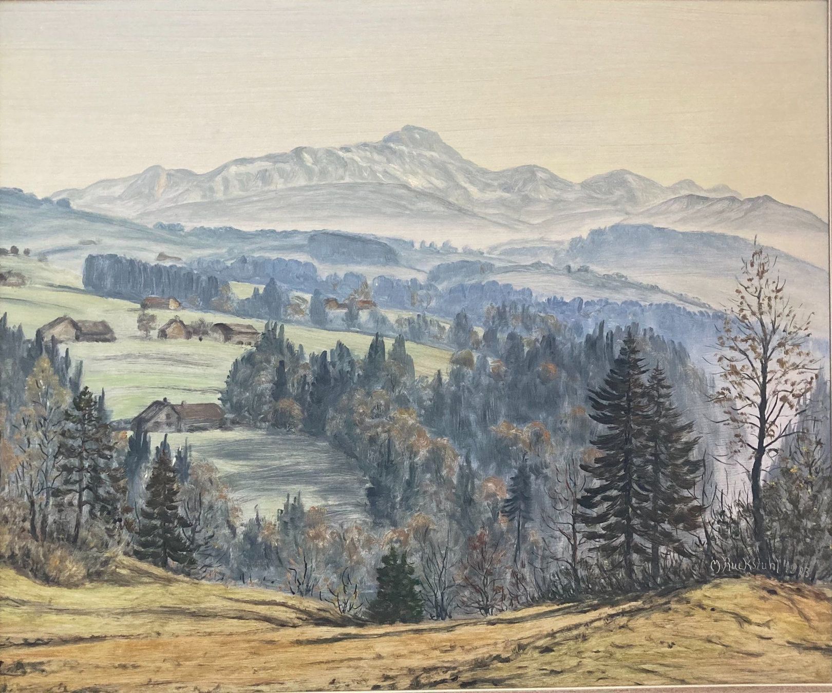 Dipinti: Appenzeller Landschaft   Original – Usato da Appenzell venduto da Z1Y7G 3