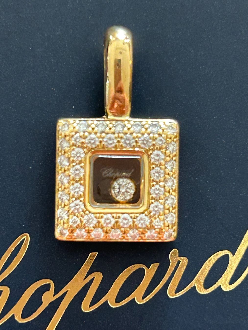 Chopard Ciondoli: CHOPARD CARRE HAPPY DIAMOND – Usato da Roggwil BE venduto da Viking72 5