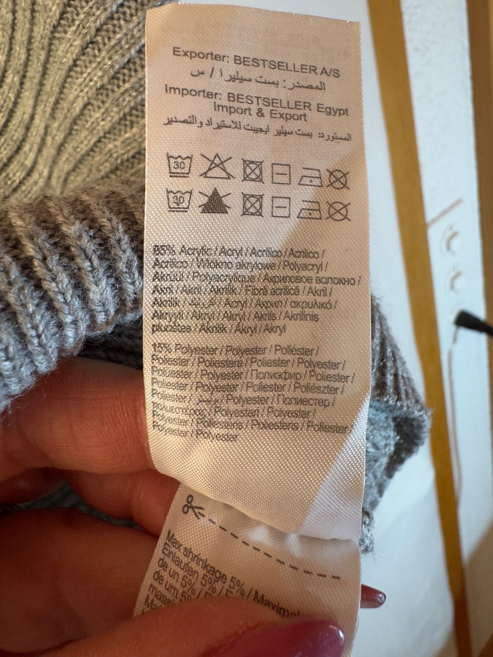 Maglioni & Felpe: Grauer Strick Pullover von vero Moda Gr. S – Usato da Grosswangen venduto da second_hand_dress 6
