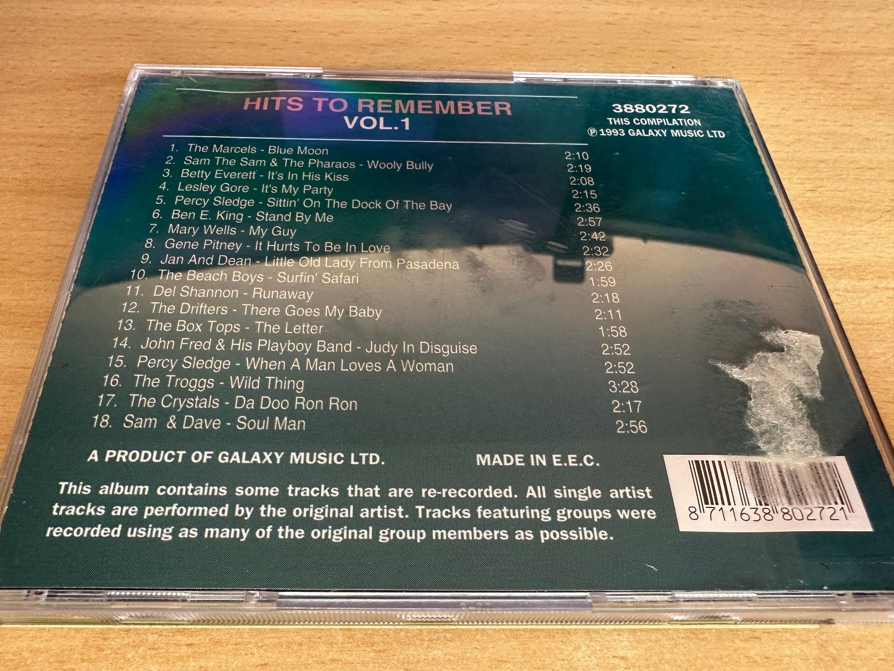 CDs: Various – Hits To Remember Vol.1 – Gebraucht aus Rikon im Tösstal von Alpenmutz 1