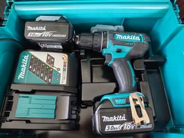 Makita DHP482ZJ Akku-Schlagbohrschrauber 18V Set, 2 x Akku