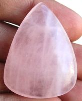 Cabochon L-2582 – Rosa Quarz – 37X28X7 mm