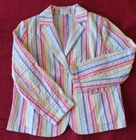 Blazer Jacke bunt gestreift Gr. 42