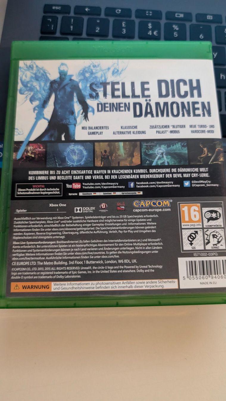Microsoft Spiele: DMC Devil May Cry Definitive Edition - Xbox One Game – Gebraucht aus Hünenberg See von SpecialEditionGaming 1