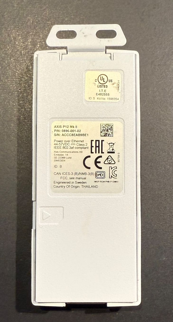 Alimentazione elettrica: Alimentation Axis Poe P12 – Usato da Erde venduto da Ricardoannonce 1