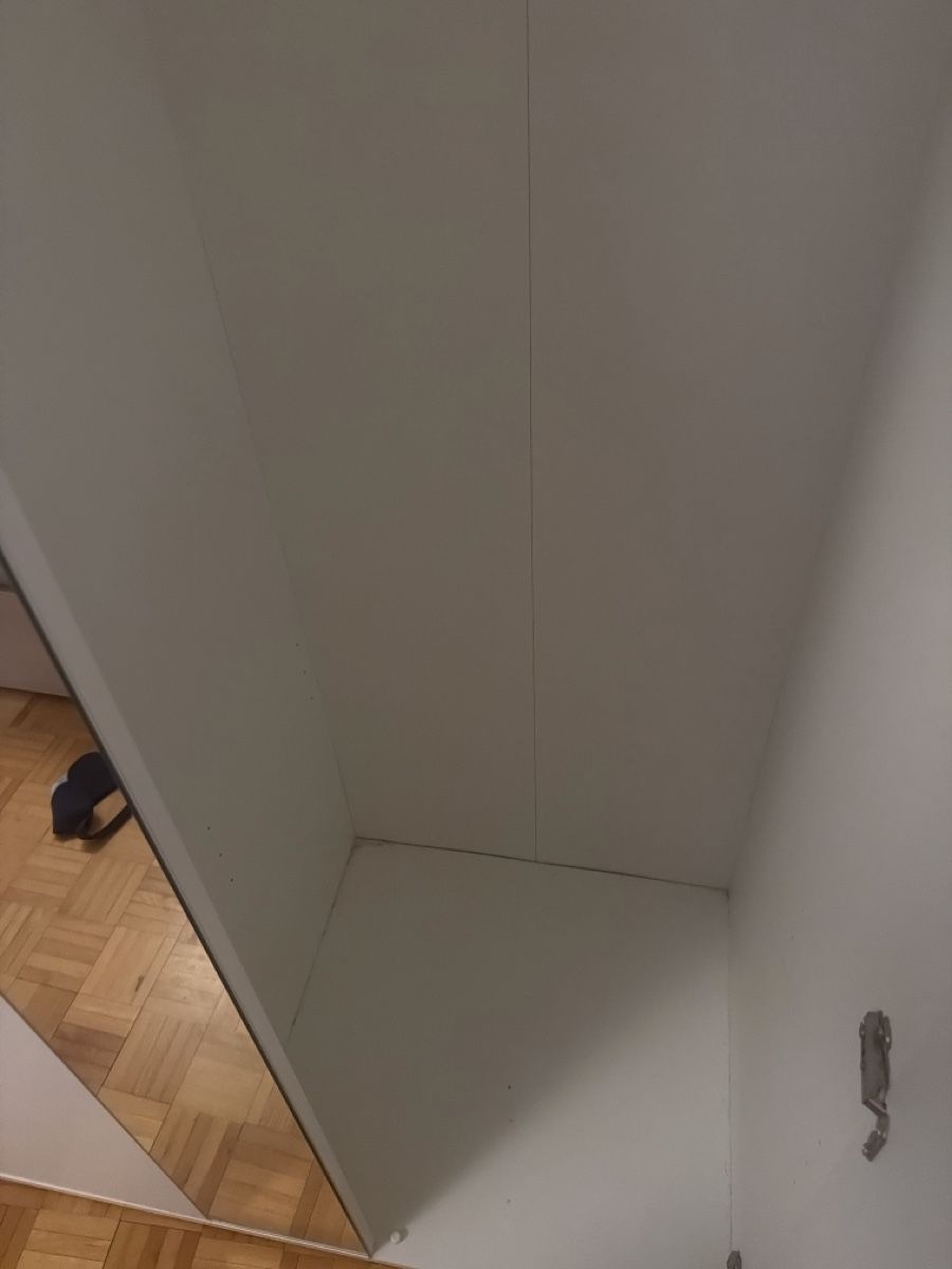Ikea Schränke: Wardrobe white 2 doors mirror front used condition – Gebraucht aus Zürich von inf_78r8 2