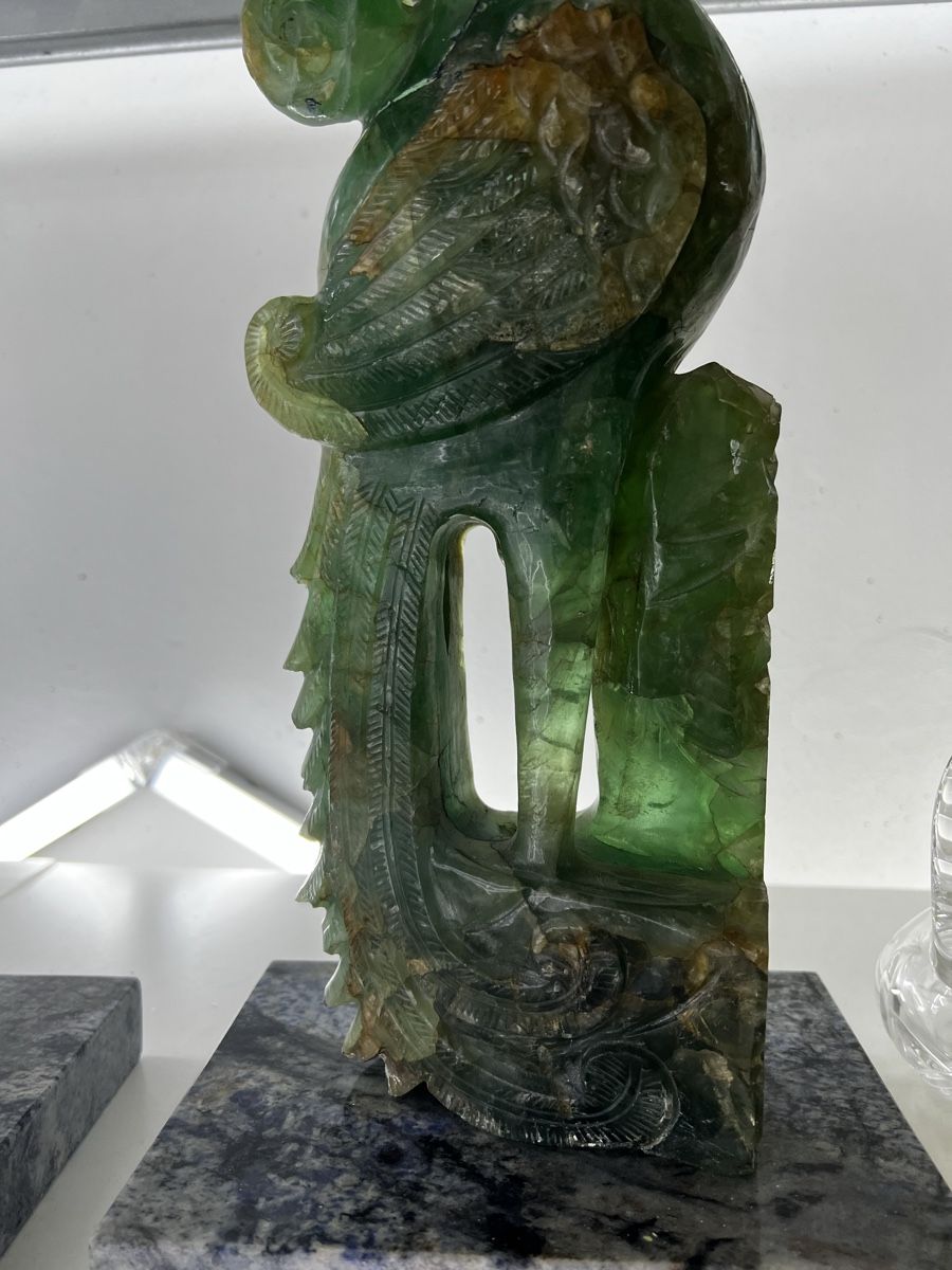 Sculture & Statue: 2 grosse Jade Skulpturen Truthähne – Usato da Wettingen venduto da NickInc 6