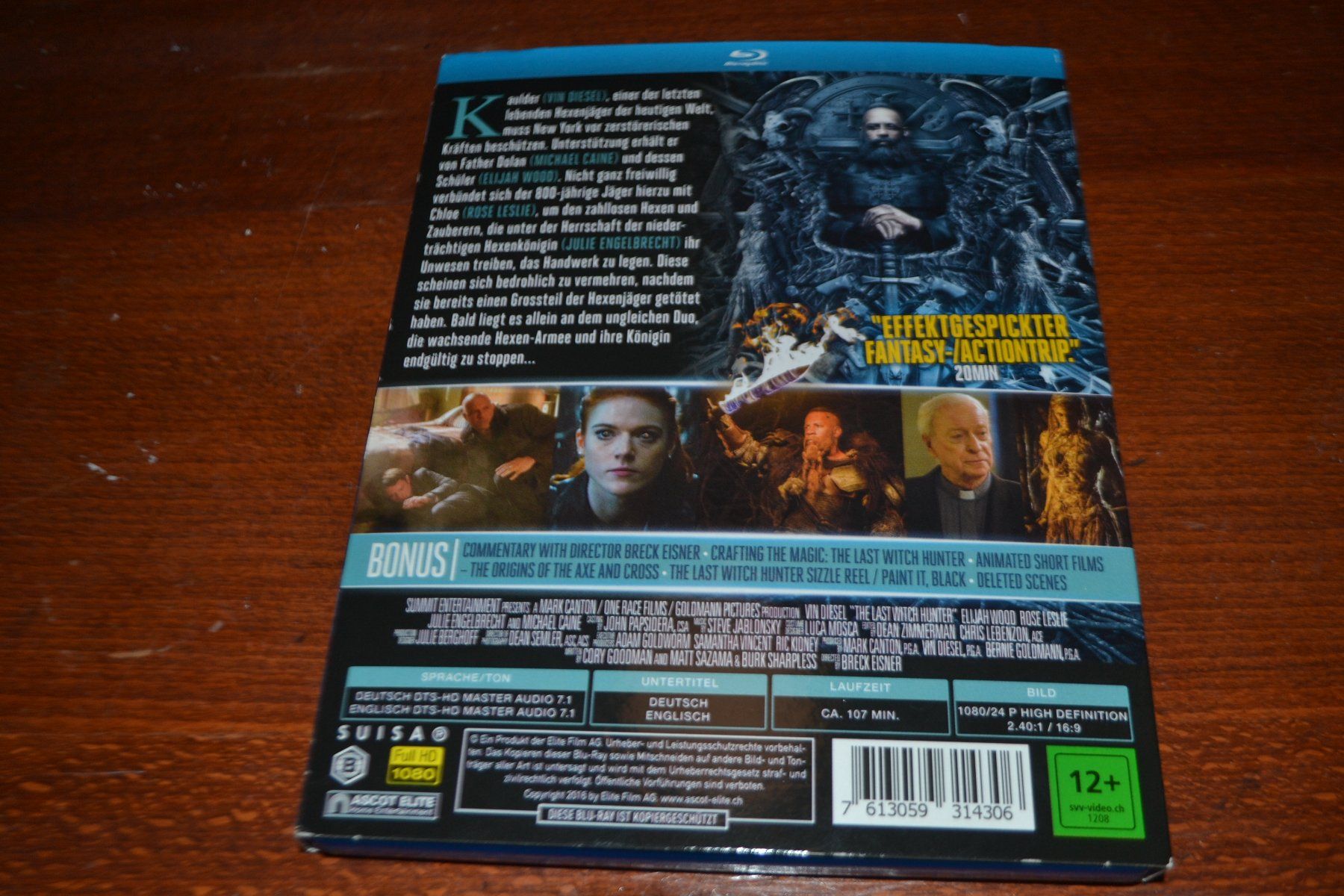 Tutti i DVDs: the last Witch Hunter (mit Slipcover) – Usato da Laupen ZH venduto da chefdom 1