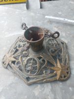Antiker Weihnachtsständer, Metall, alter unbekannt