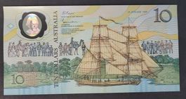 10 DOLLARS / AUSTRALIEN 1988 (BANKFRISCH) im Folder