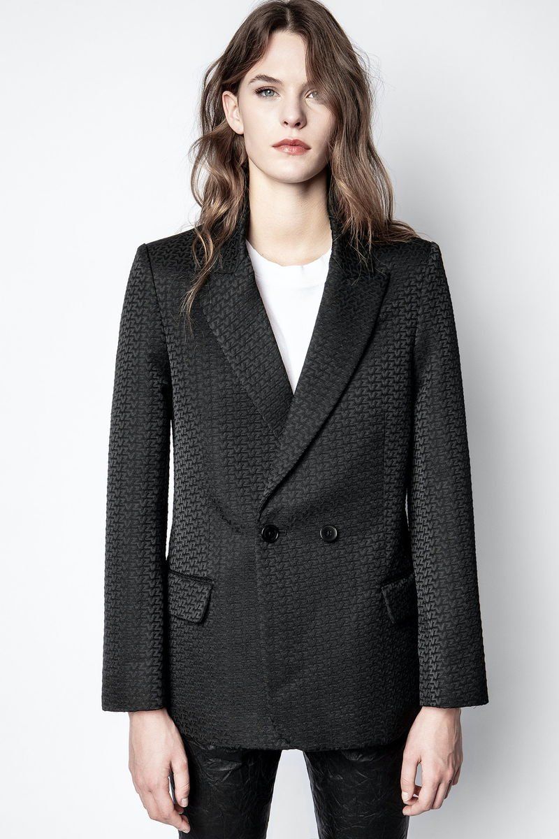Zadig & Voltaire Giacche: Blazer Jacquard Zadig&Voltaire Noir – Nuovo (secondo la descrizione) da Crans Montana venduto da ser_mps8