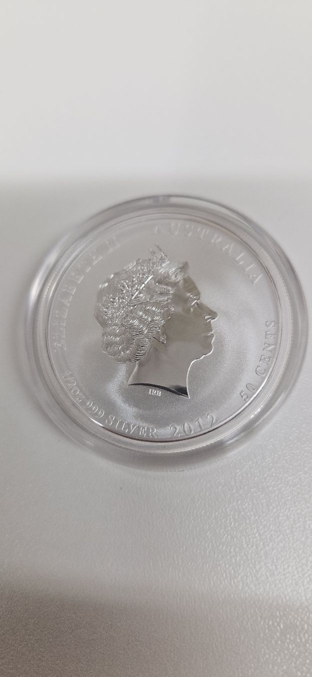 Tutti le monete: Halbe Unze Silber Australien Drache 2012 Rot Gilded – Nuovo e nell'imballaggio originale da Nürensdorf venduto da salibeer 1