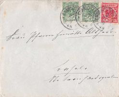 REICHSPOST - Brief von Charlottenburg nach Basel 1898, ab  1
