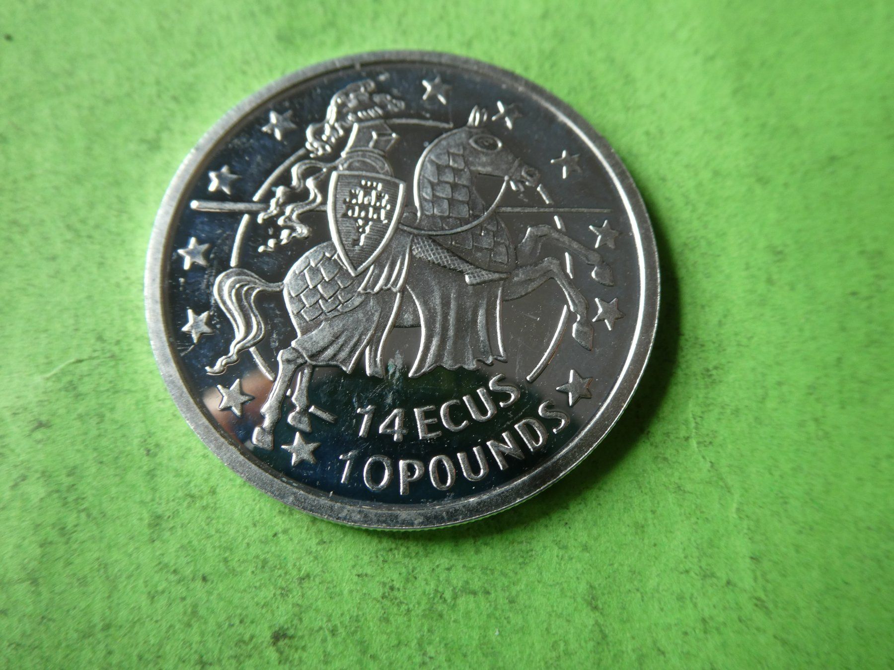Tutti le monete: Gibraltar 1992, 10 Pounds - Silber 11.05 g – Usato da Hinterforst venduto da Rohusri