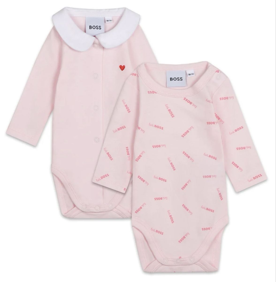 BOSS Baby Set Of 2 Bodysuits Pale Pink (Neu und originalverpackt) in ...