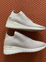 Damen Sneaker Stoff beige Glitzer Grösse 41 gebraucht
